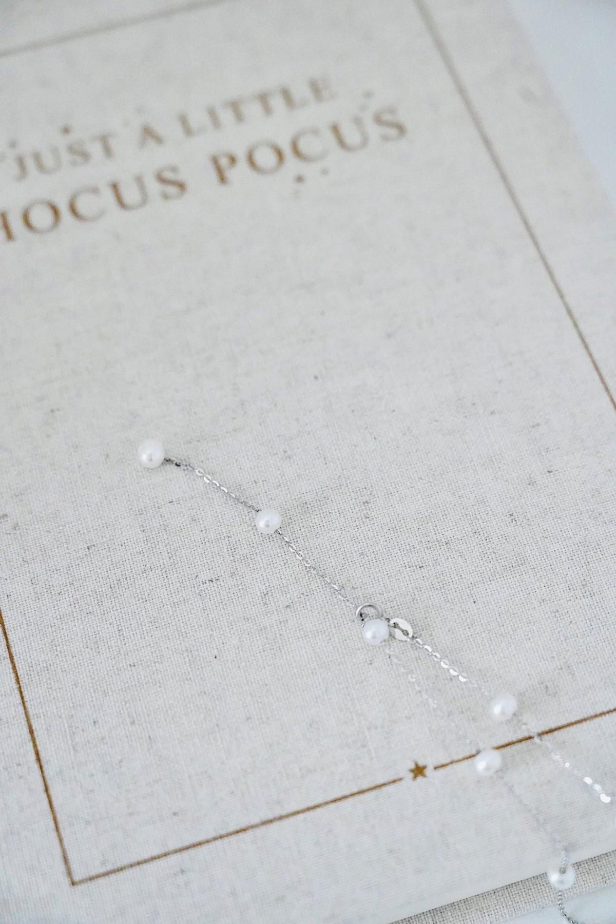 Freshwater Pearl Chain Necklace in Sterling Silver — 05