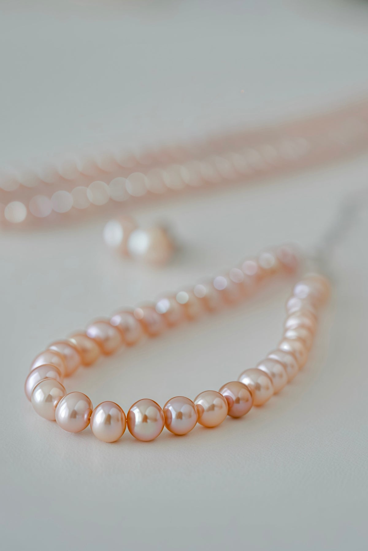 Pink Round Freshwater Pearl Bracelet – Sterling Silver