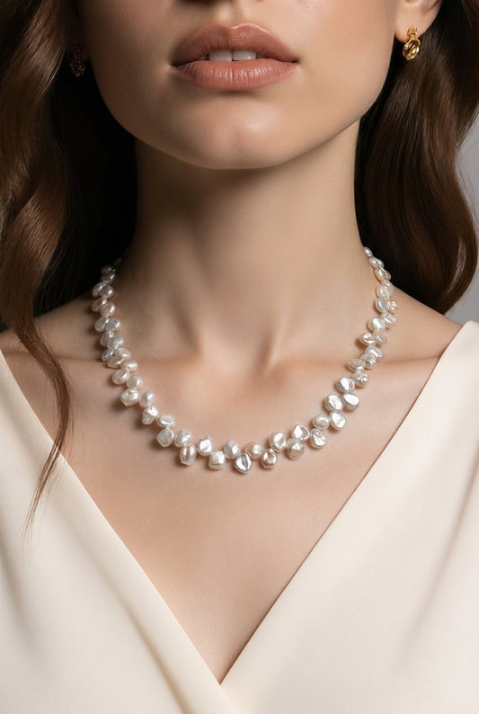Keshi Collection – Necklace & Earrings Set — necklace-00